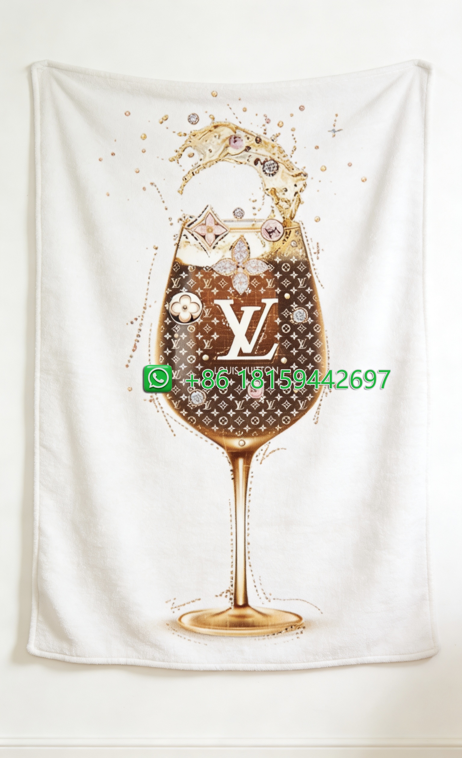 Louis Vuitton Throw Blankets